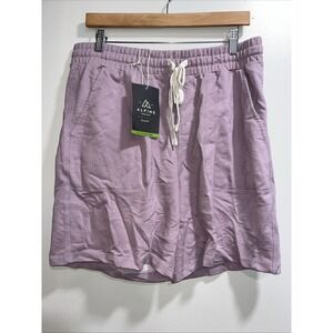 Alpine design men's medium Terry shorts muted grape Purple NWT 8 Inseam‎